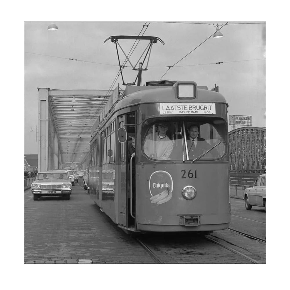 Laatste Tramrit over de Maasbruggen - 1968