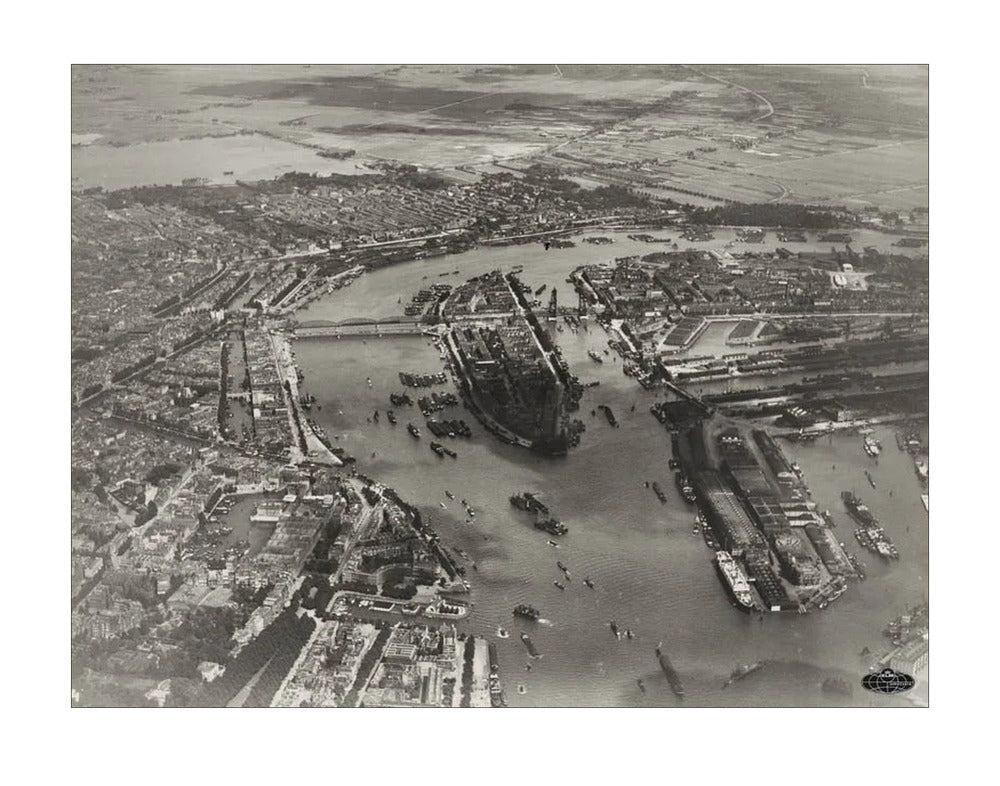 Noordereiland in de Maas - 1926