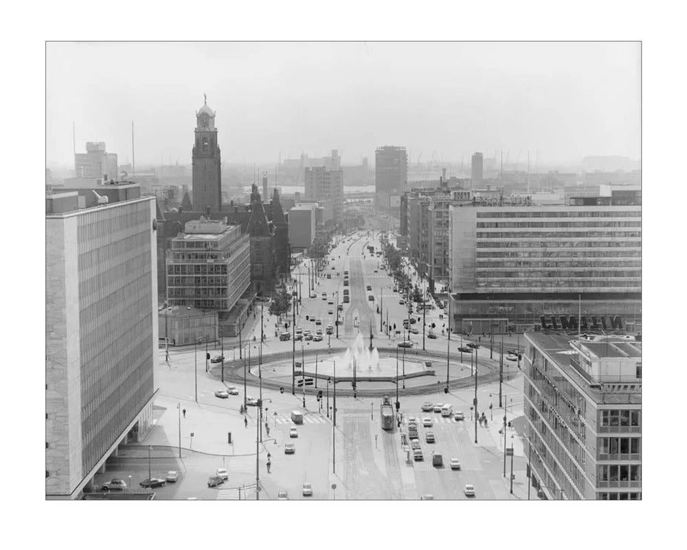 Hofplein en de Coolsingel - 1968