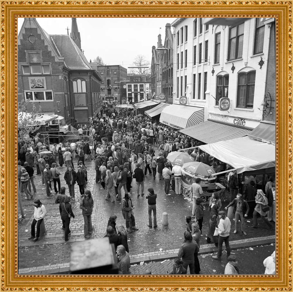 Koninginnedag op de Korenmarkt - 1979