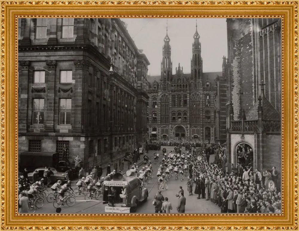 Ronde van Nederland op de Dam - 1949