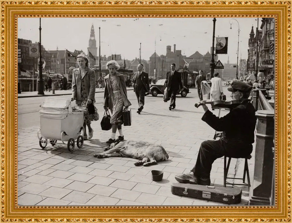 Muziek bij het Centraal Station - 1950