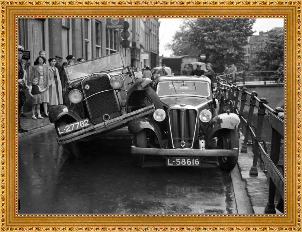 Botsing op de Oudegracht - 1951