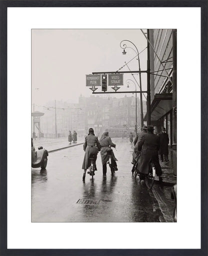 Wachten op het Rokin - 1954