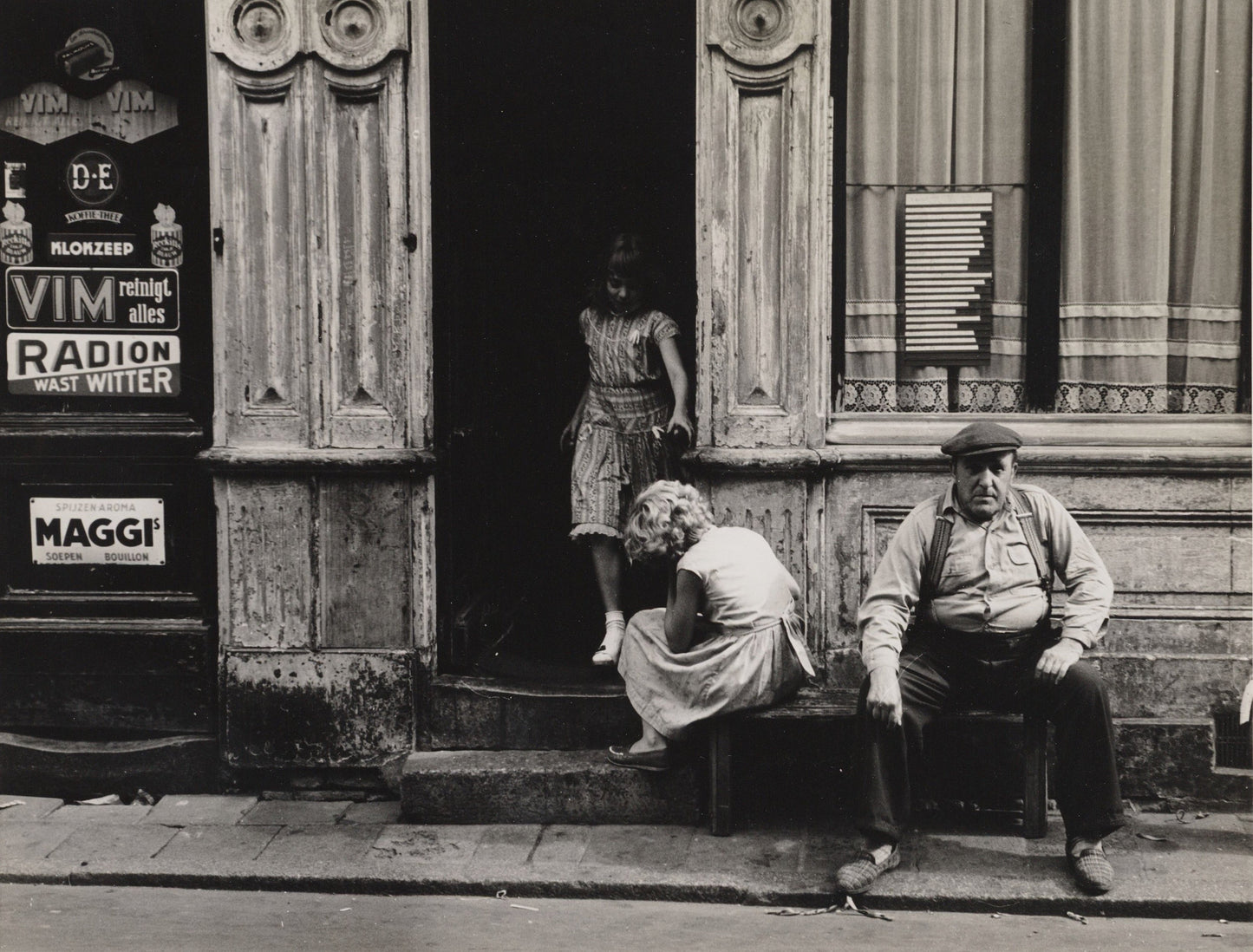 De Anjelierstraat in de Jordaan - 1956