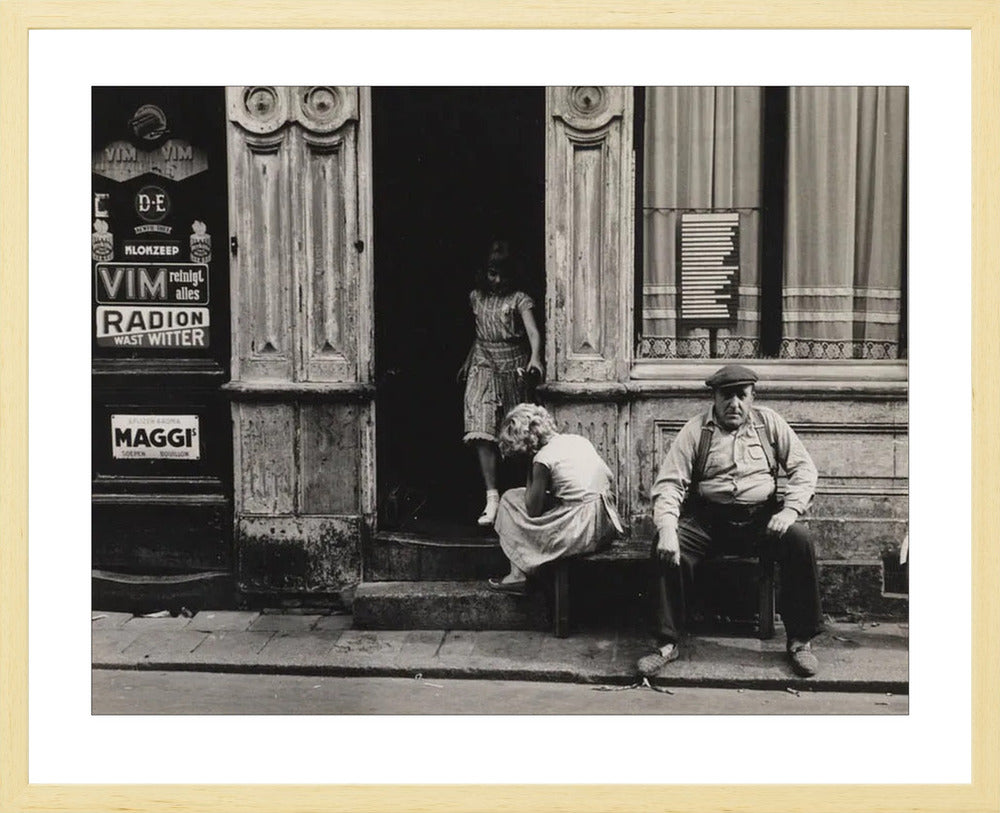De Anjelierstraat in de Jordaan - 1956
