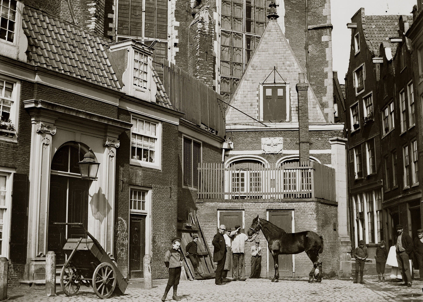 Het Oudekerksplein - 1894