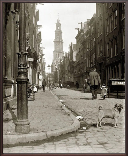 De Bloemstraat in de Jordaan - 1902