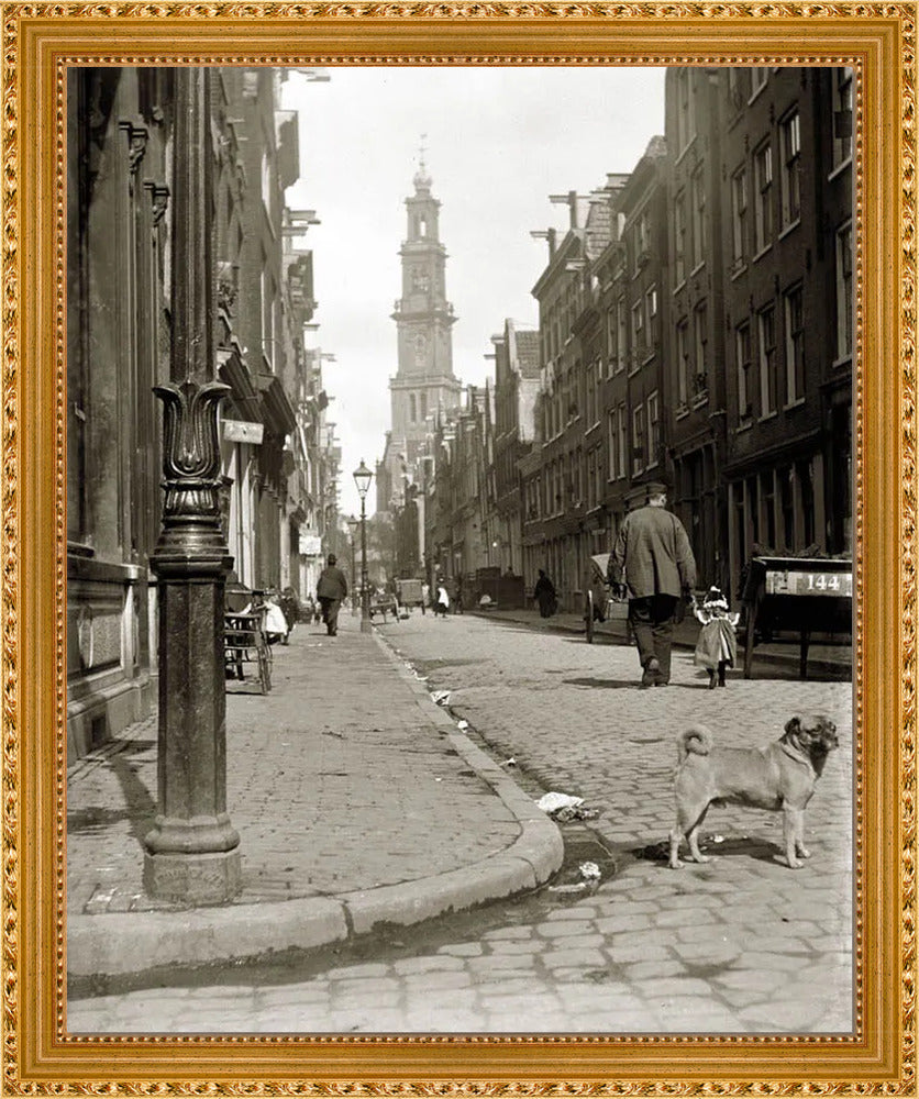 De Bloemstraat in de Jordaan - 1902