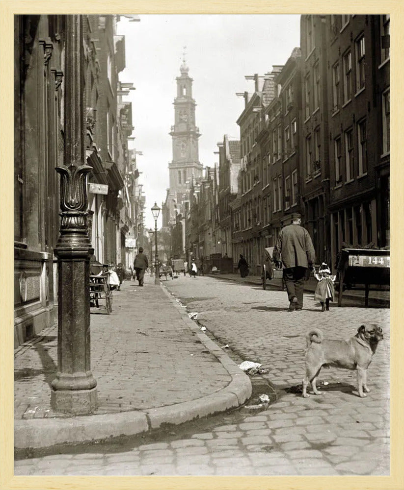 De Bloemstraat in de Jordaan - 1902