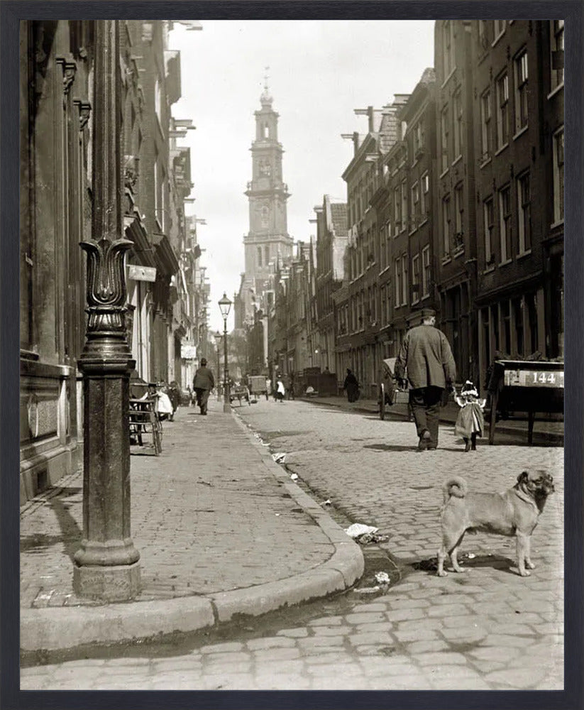 De Bloemstraat in de Jordaan - 1902