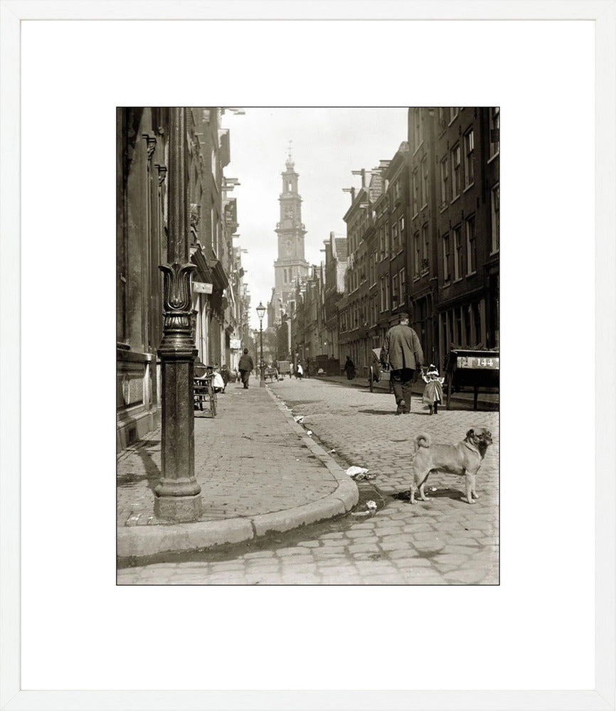 De Bloemstraat in de Jordaan - 1902