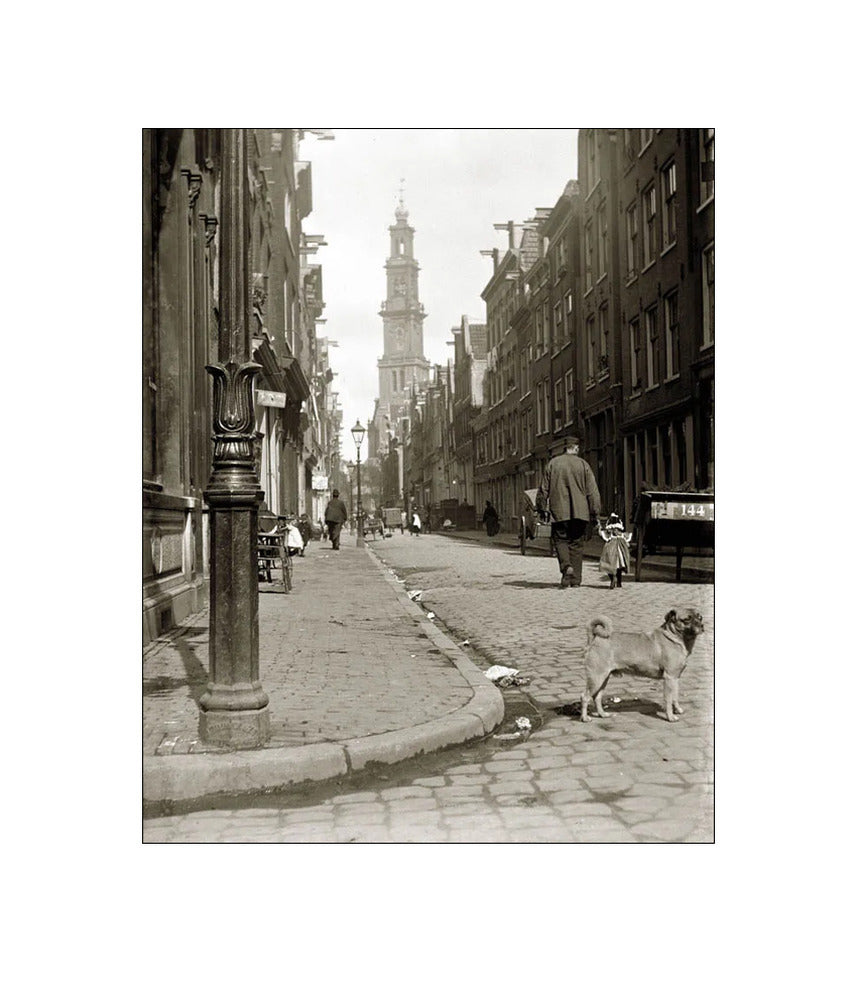 De Bloemstraat in de Jordaan - 1902