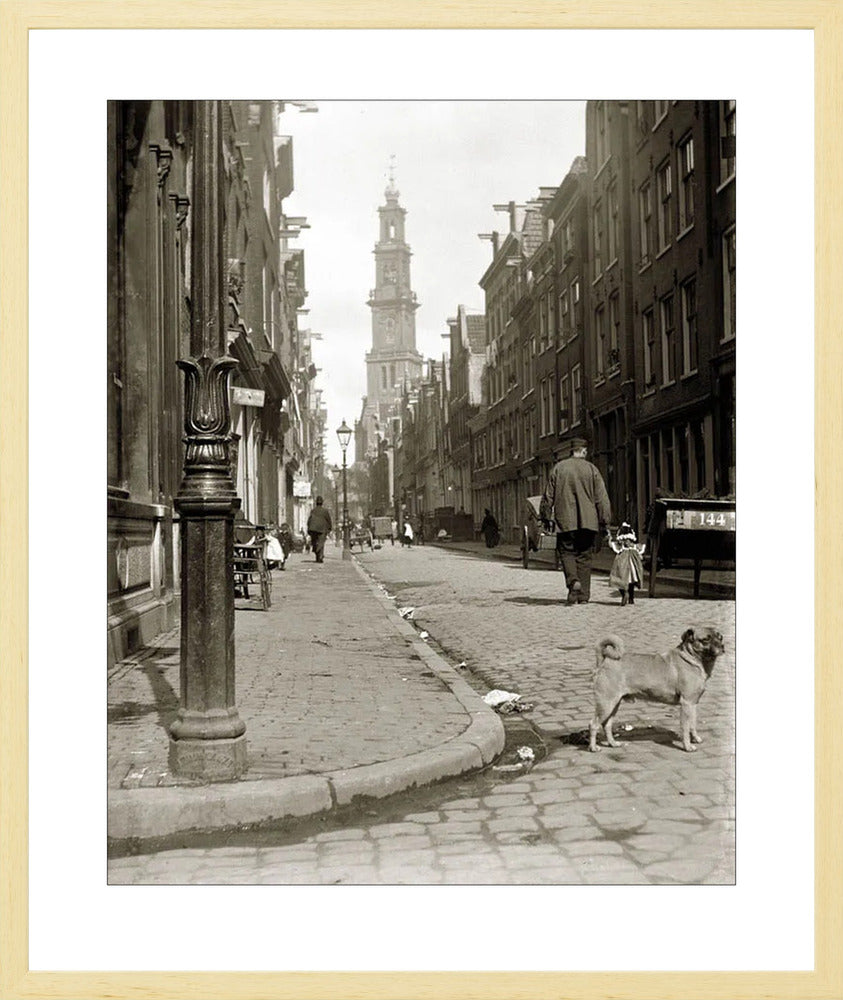 De Bloemstraat in de Jordaan - 1902