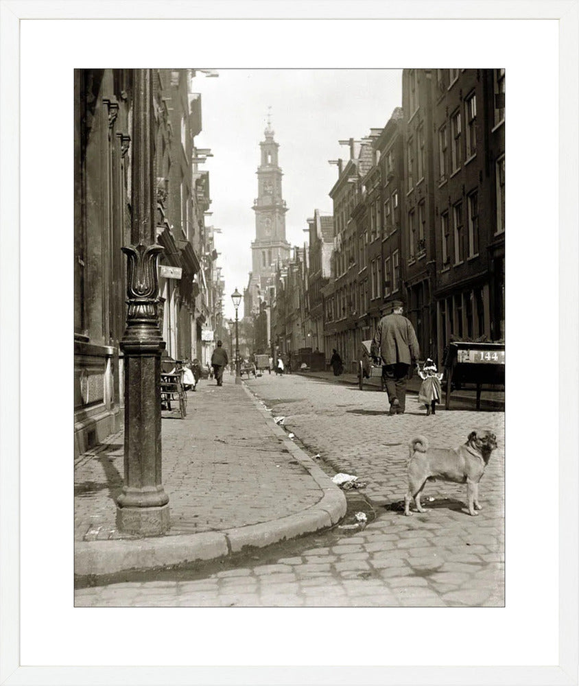 De Bloemstraat in de Jordaan - 1902