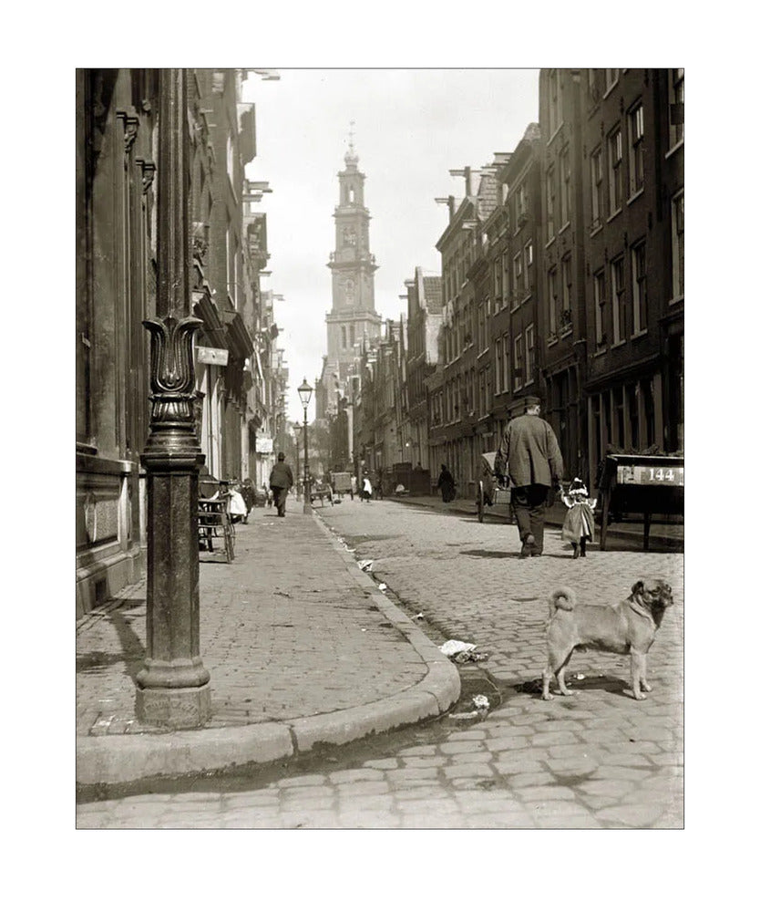 De Bloemstraat in de Jordaan - 1902