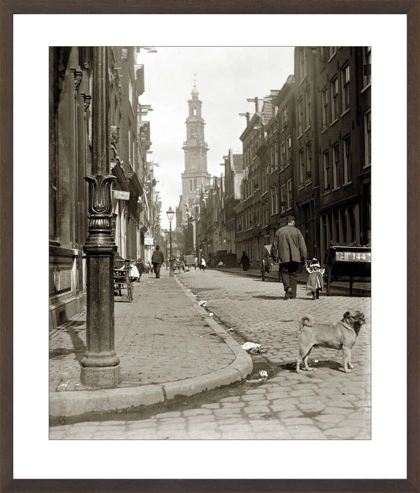 De Bloemstraat in de Jordaan - 1902