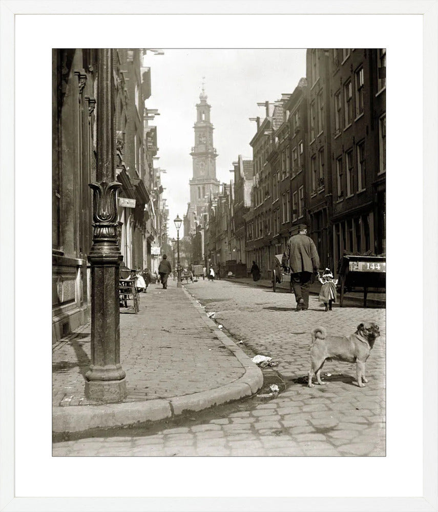 De Bloemstraat in de Jordaan - 1902