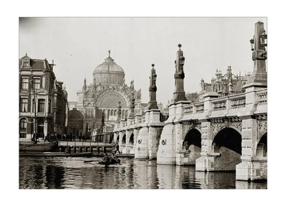 De Hogesluis en het Paleis voor Volksvlijt - 1894