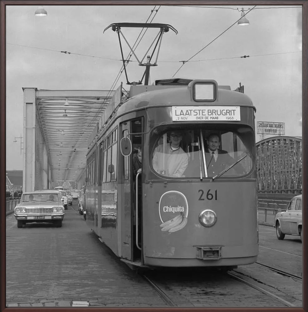 Laatste Tramrit over de Maasbruggen - 1968