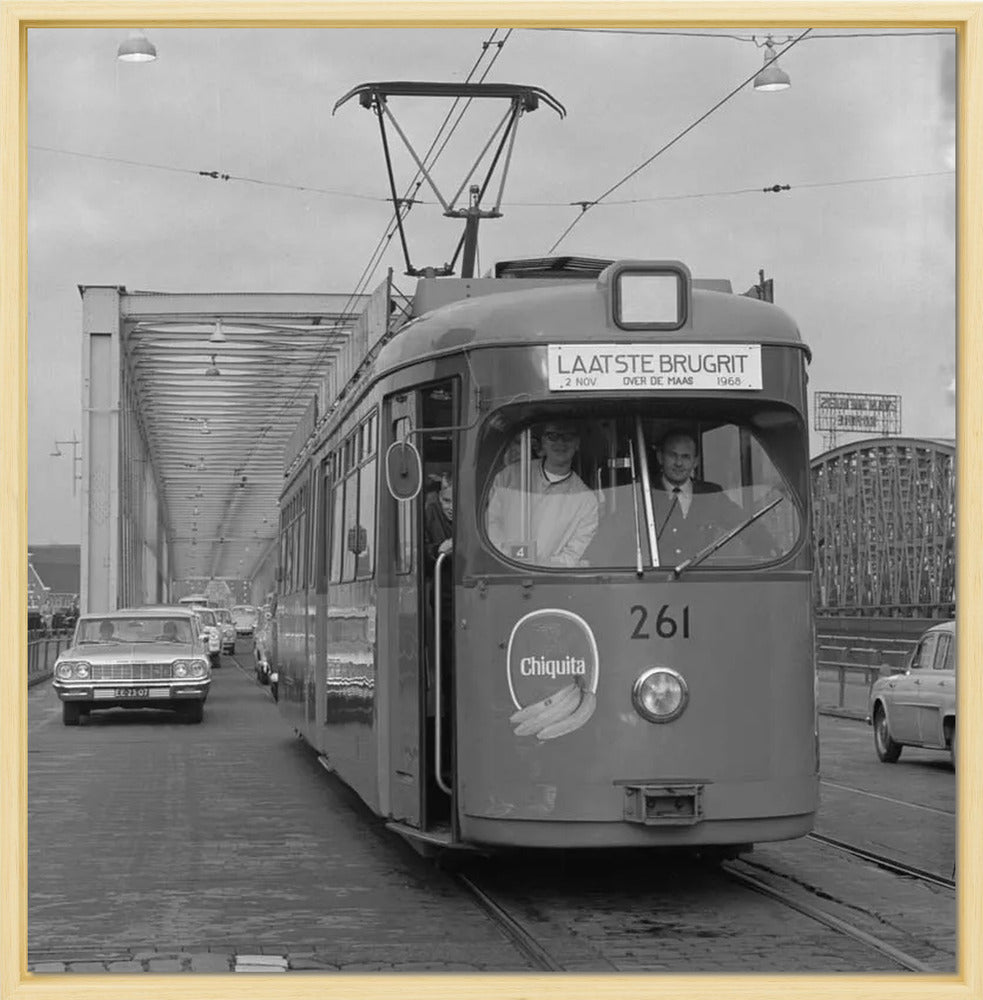 Laatste Tramrit over de Maasbruggen - 1968
