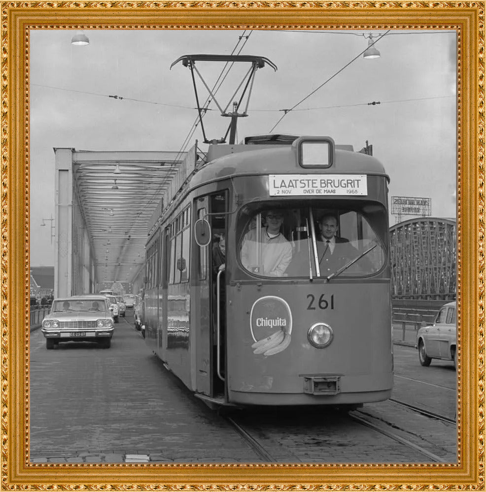 Laatste Tramrit over de Maasbruggen - 1968