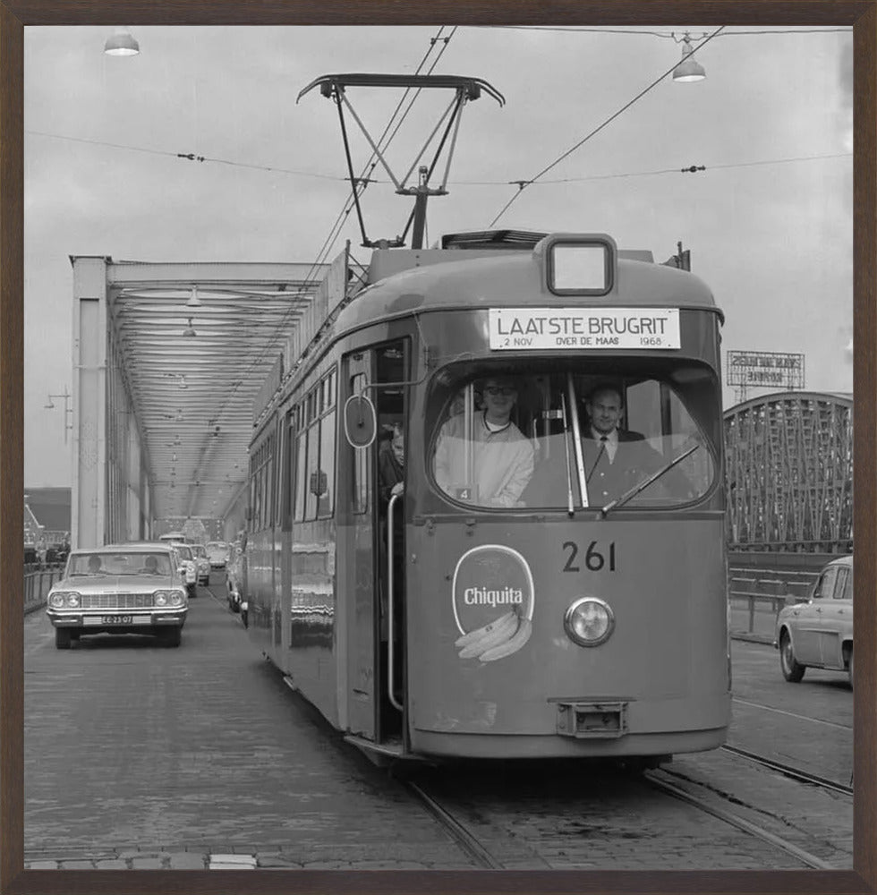 Laatste Tramrit over de Maasbruggen - 1968