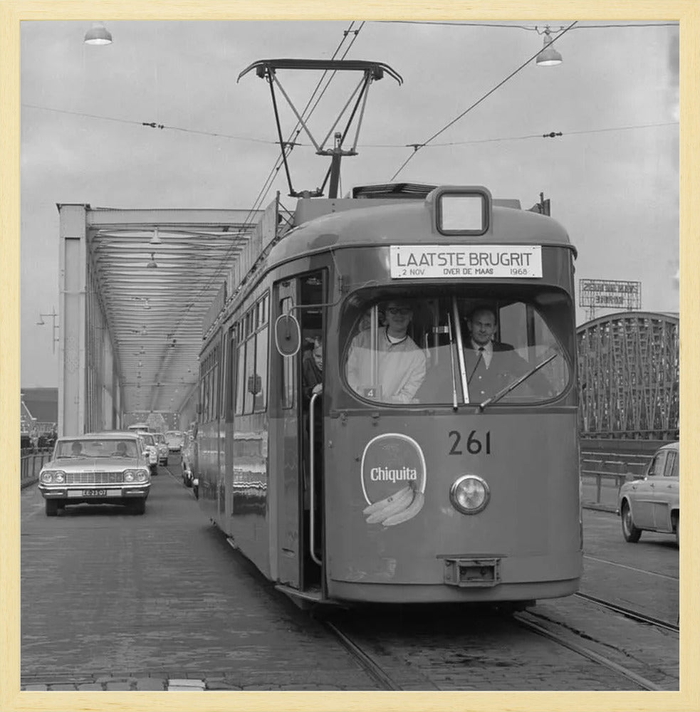 Laatste Tramrit over de Maasbruggen - 1968