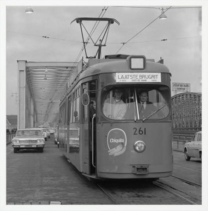 Laatste Tramrit over de Maasbruggen - 1968