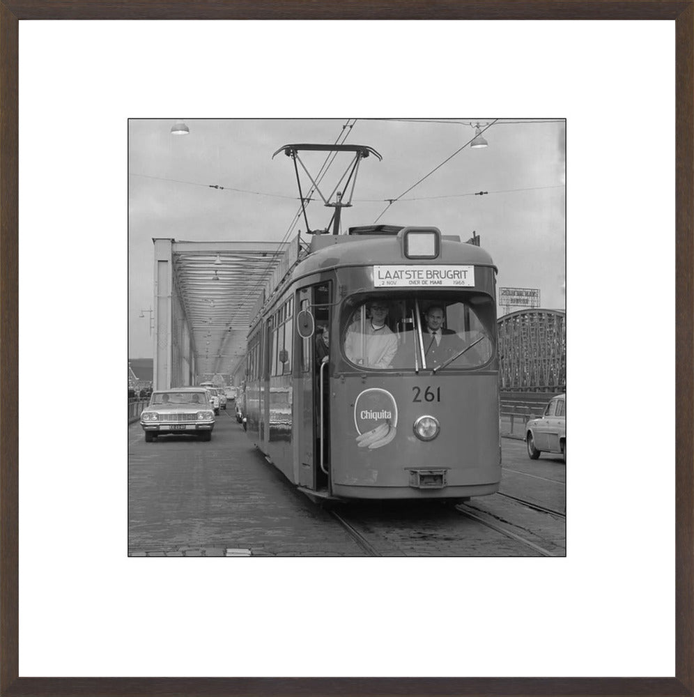 Laatste Tramrit over de Maasbruggen - 1968