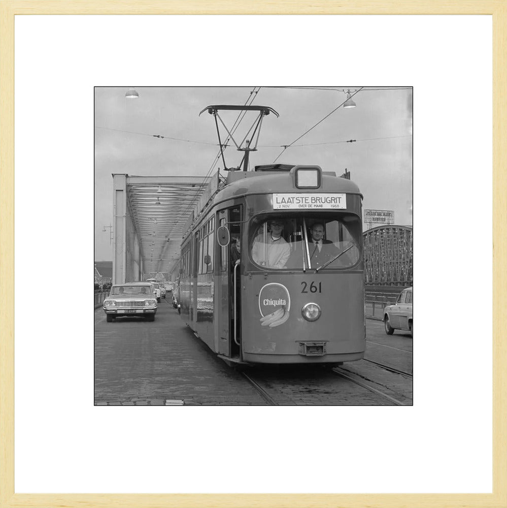 Laatste Tramrit over de Maasbruggen - 1968