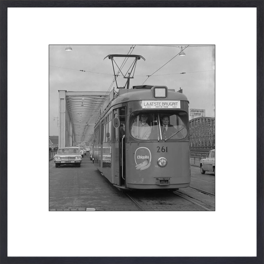 Laatste Tramrit over de Maasbruggen - 1968