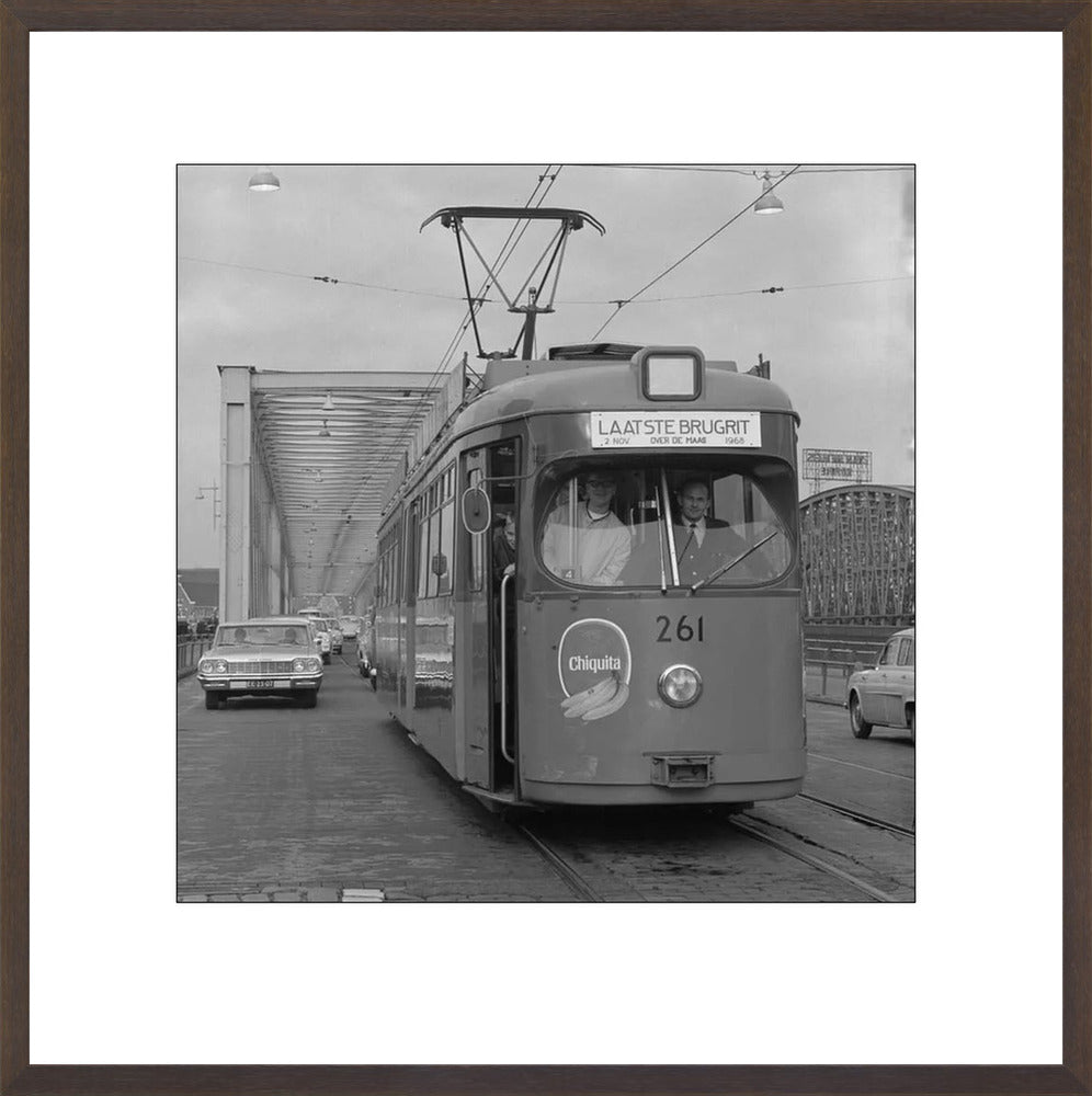 Laatste Tramrit over de Maasbruggen - 1968