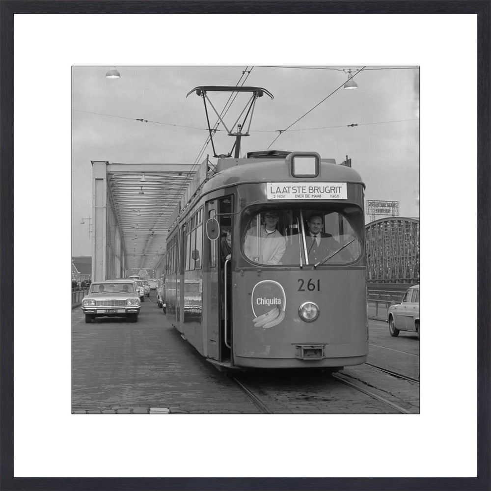 Laatste Tramrit over de Maasbruggen - 1968