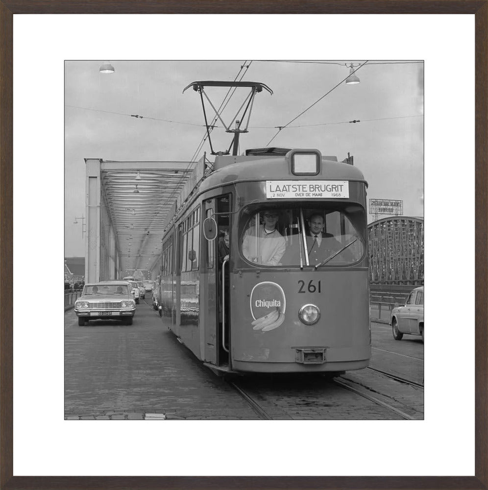 Laatste Tramrit over de Maasbruggen - 1968