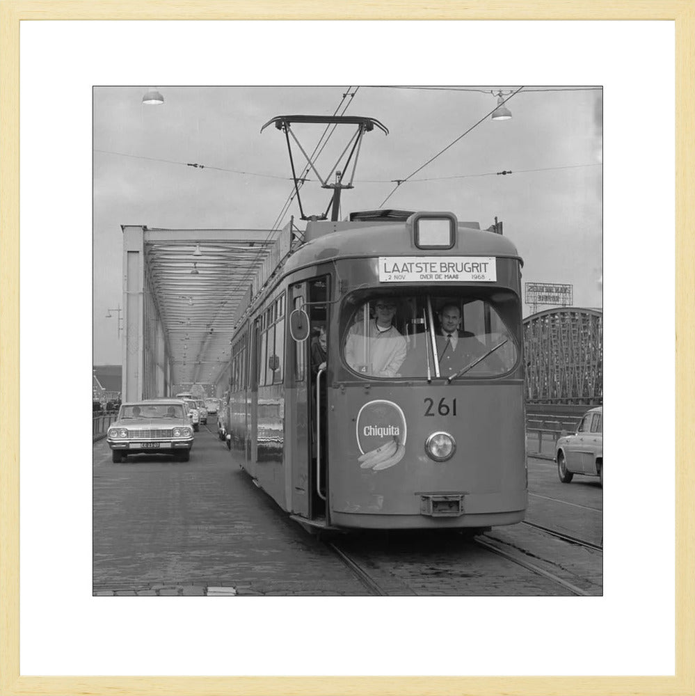 Laatste Tramrit over de Maasbruggen - 1968
