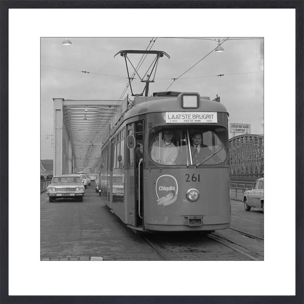 Laatste Tramrit over de Maasbruggen - 1968