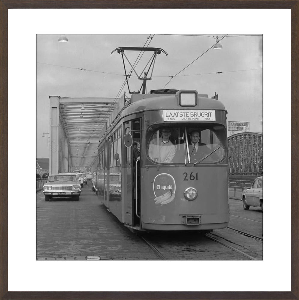Laatste Tramrit over de Maasbruggen - 1968