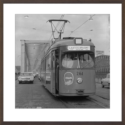 Laatste Tramrit over de Maasbruggen - 1968