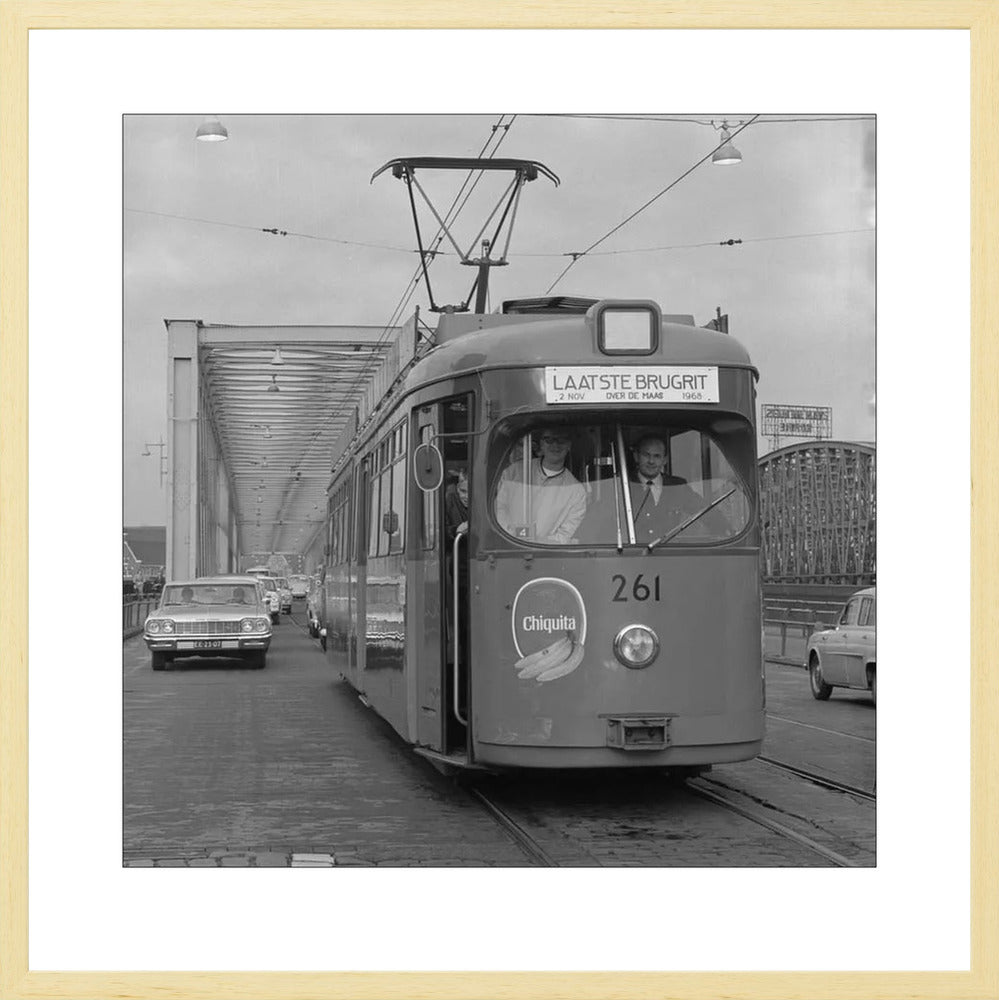 Laatste Tramrit over de Maasbruggen - 1968