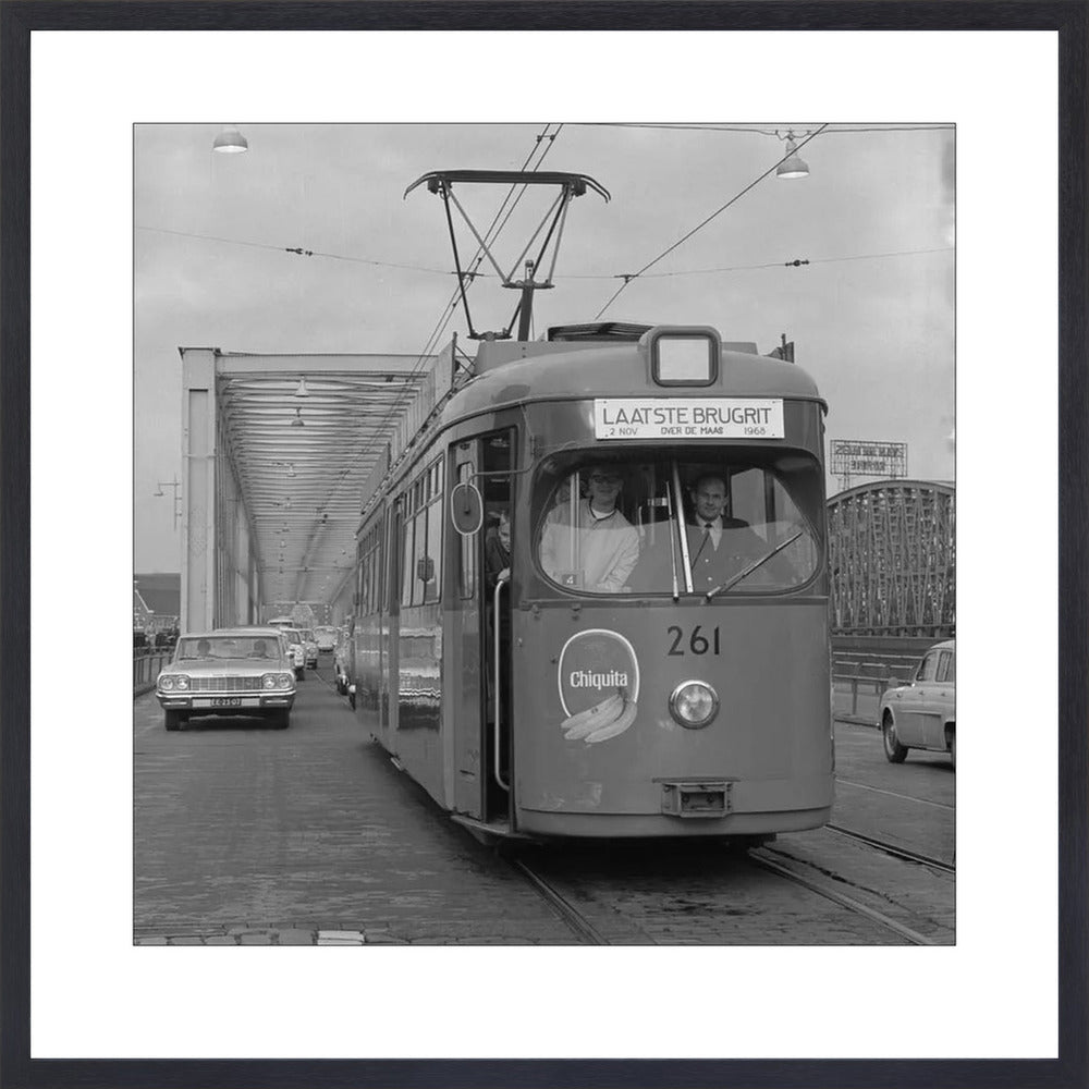 Laatste Tramrit over de Maasbruggen - 1968