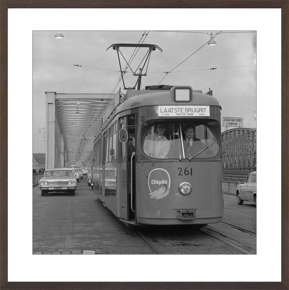 Laatste Tramrit over de Maasbruggen - 1968