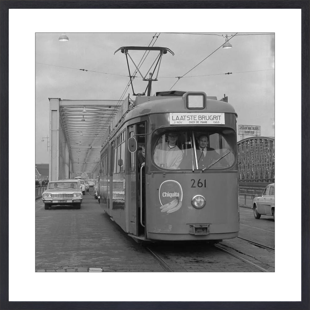 Laatste Tramrit over de Maasbruggen - 1968