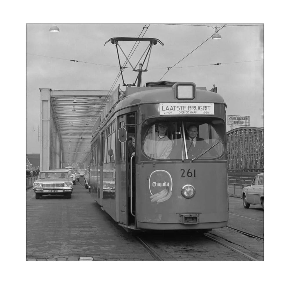 Laatste Tramrit over de Maasbruggen - 1968