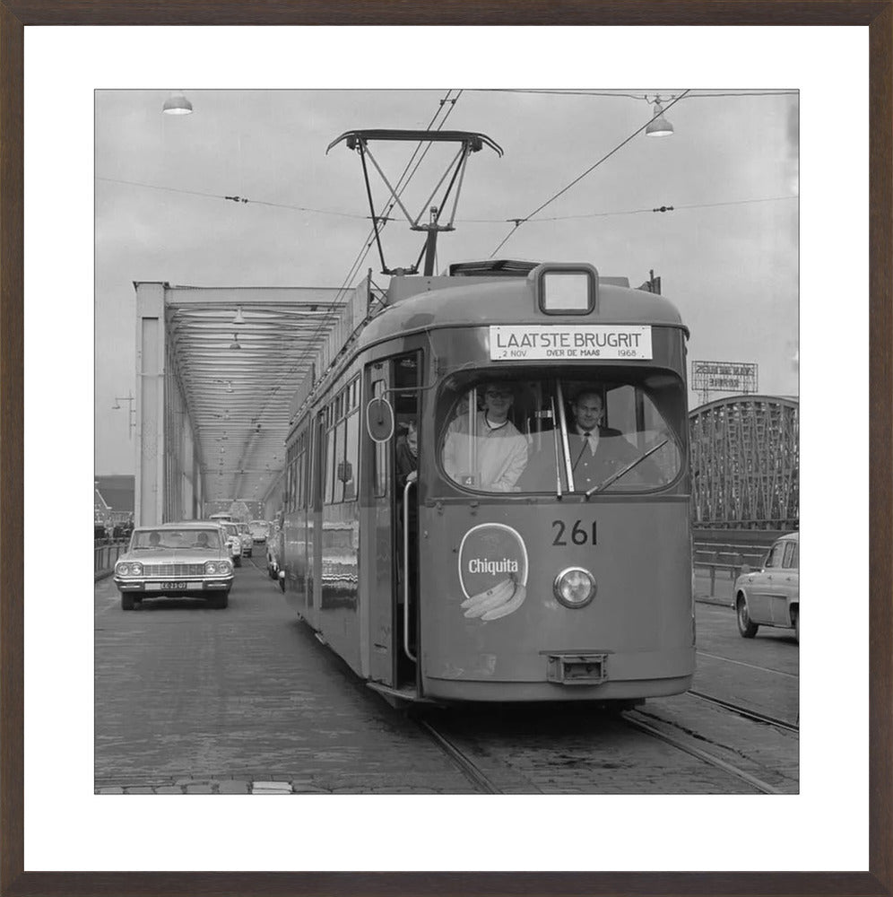 Laatste Tramrit over de Maasbruggen - 1968