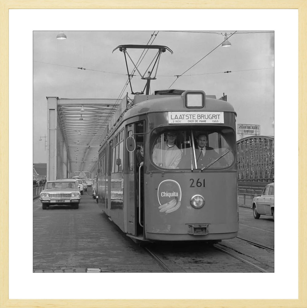Laatste Tramrit over de Maasbruggen - 1968