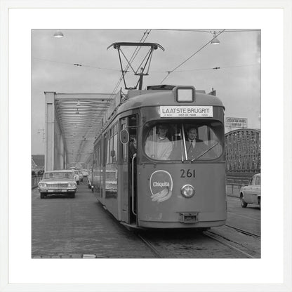 Laatste Tramrit over de Maasbruggen - 1968