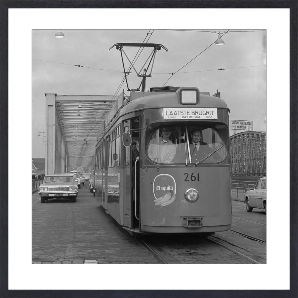 Laatste Tramrit over de Maasbruggen - 1968