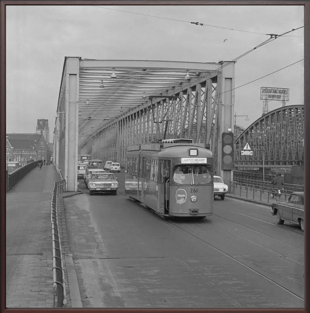 Laatste Tramrit over de Maasbruggen - 1968