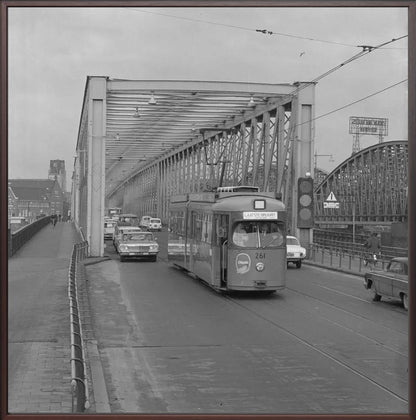 Laatste Tramrit over de Maasbruggen - 1968